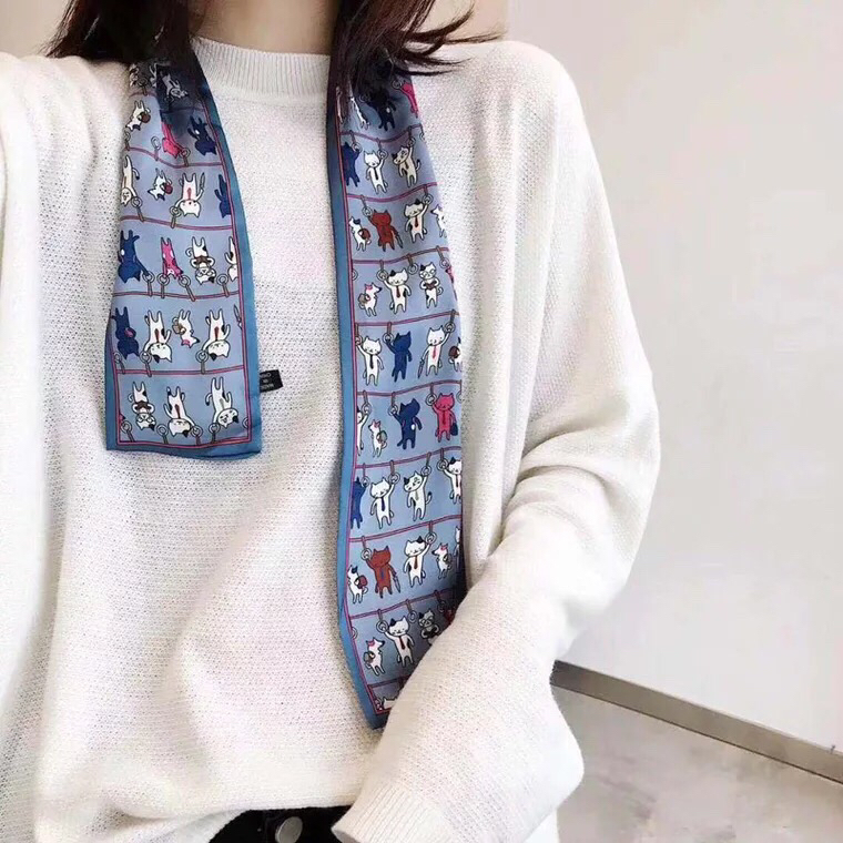 韩版ins小丝巾 网红同款 可搭配小西装t恤还可以绑包包,百搭