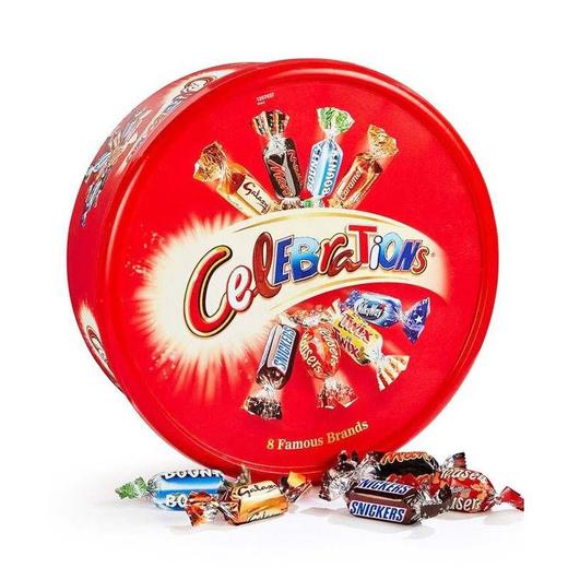 英国玛氏巧克力 Mars Celebrations糖果什锦礼盒装680g 商品图1