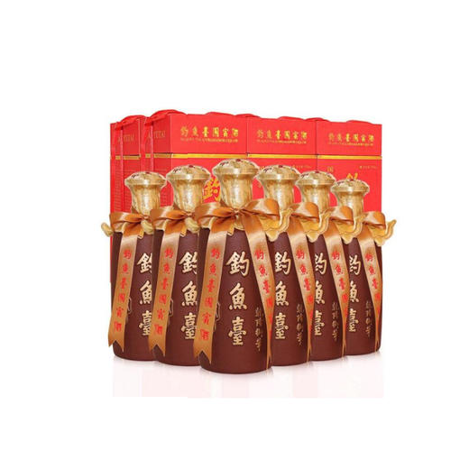 钓鱼台 国宾酒贵宾酒 茅台镇53度 500ml6瓶箱 商品图0