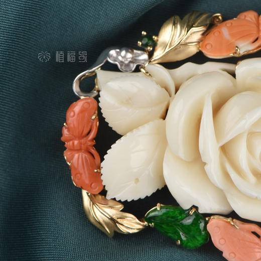 【春的使者】白珊瑚花+粉蝴蝶  SH1902035 商品图2