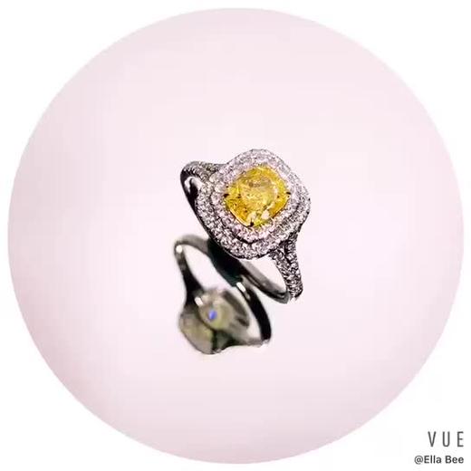 1克拉黄钻钻石戒指 商品图0