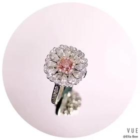0.2克拉粉钻钻石戒指