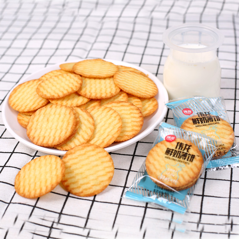 伟龙鲜奶薄饼超值分享装180g*3