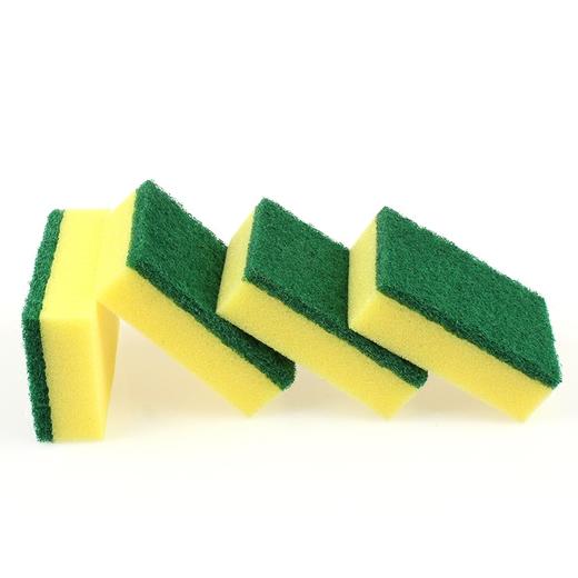 【清洁用品】双面清洁海绵（黄绿色） 商品图3