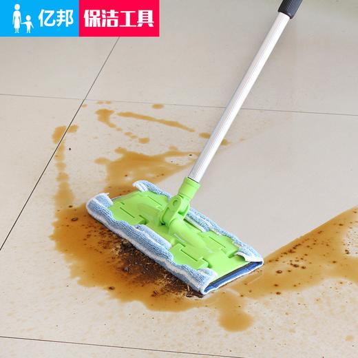 【清洁用品】保洁多功能三节伸缩铝杆地板擦+拖布 商品图3