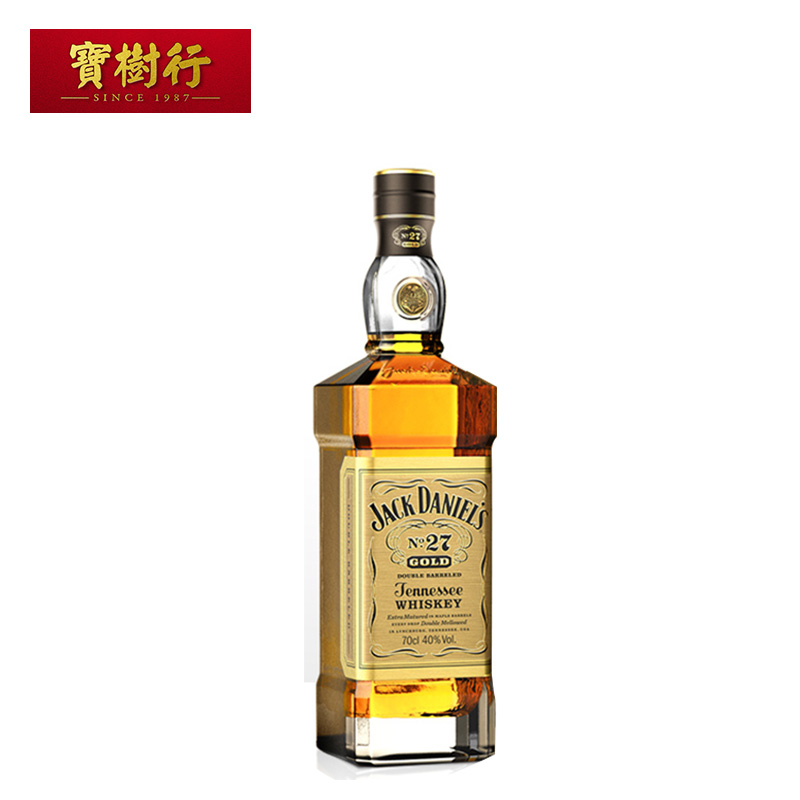 【jackdaniel"s】杰克丹尼金标700ml 美国调配型威士忌进口洋酒