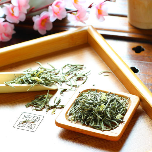 金针兰雪碧潭级炒花飘雪白雪公主浓香茉莉花茶包邮 商品图1