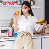 韩都衣舍2019夏装新款女装韩版上衣宽松显瘦短袖白衬衫MY1273沐 商品缩略图1