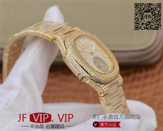R8PATEK PHILIPPE百达翡丽满天星钢带到货。这款豪华百达翡丽陀飞轮腕表独特及富有魅力的设计，是展现完美工艺的升华之作，是成功人士的象征 商品图6