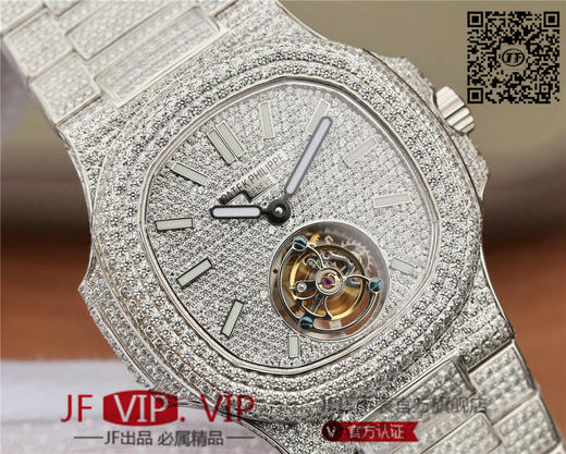 R8PATEK PHILIPPE百达翡丽满天星钢带到货。这款豪华百达翡丽陀飞轮腕表独特及富有魅力的设计，是展现完美工艺的升华之作，是成功人士的象征 商品图4