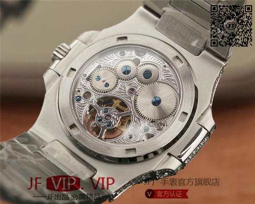 R8PATEK PHILIPPE百达翡丽满天星钢带到货。这款豪华百达翡丽陀飞轮腕表独特及富有魅力的设计，是展现完美工艺的升华之作，是成功人士的象征 商品图8