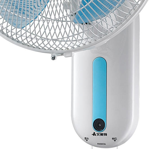 艾美特（Airmate）壁扇W329A 12寸家用静音机械挂式电风扇壁挂摇头扇纯铜电 商品图2