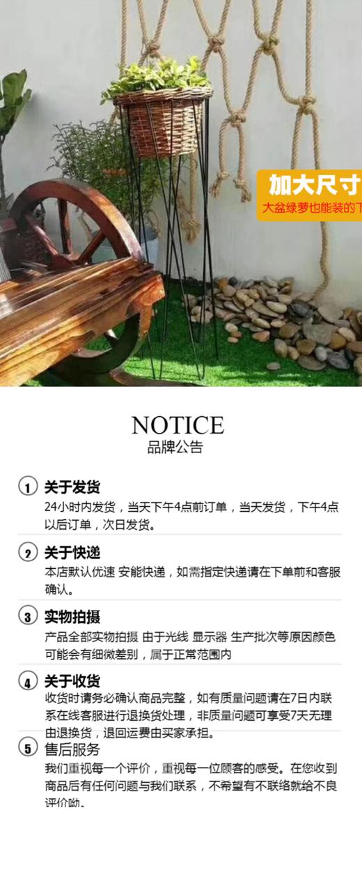 线条绿萝架 商品图7