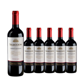 【整箱购买】干露-智选系列赤霞珠红葡萄酒 Concha Y Toro Seleccion Cabernet Sauvignon 750ml*6