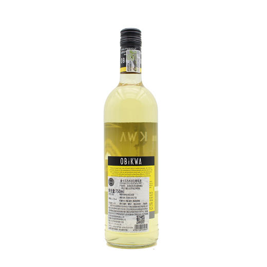 南非原瓶进口干白 奥卡瓦-苏伟浓白葡萄酒 Obikwa - Sauvignon Blanc  750ml【2016】 商品图2