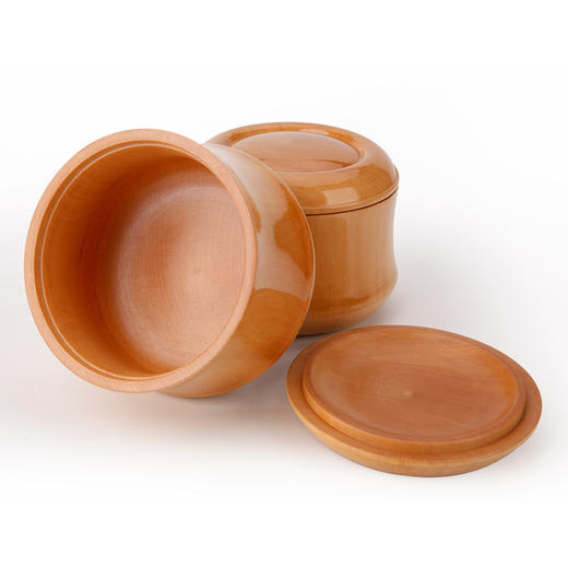 新桂木围棋罐+A型中号亮光精品老云子 商品图1