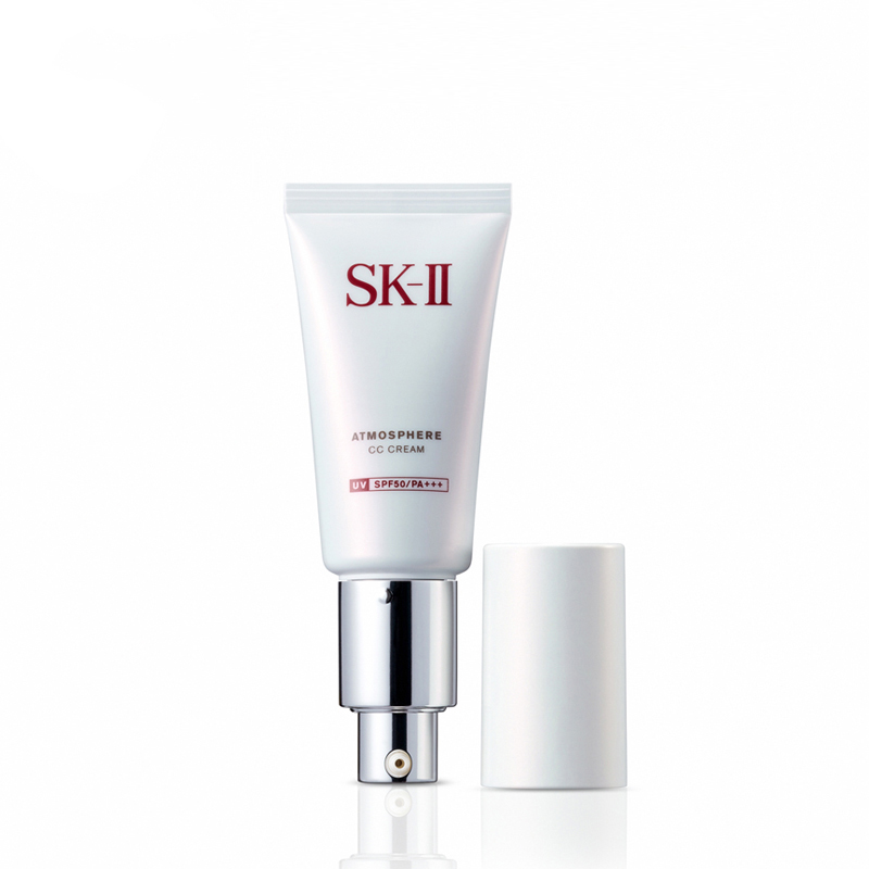 sk-ii sk2轻润净透空气cc霜高倍防晒隔离霜30g spf50/pa