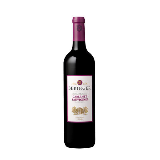 美国原瓶进口红酒 贝灵哲赤霞珠红葡萄酒 Beringer Cabernet Sauvignon 单支装750ml 商品图1