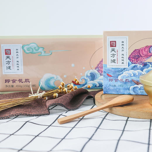 即食花胶450g(150g*3碗)开盖即食 严选食材优质配方每碗50g以上纯鱼胶 商品图3