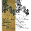 陈少梅竖幅工笔山水人物白描底稿-《听琴》-多种白描尺寸可选-CR68 商品缩略图0