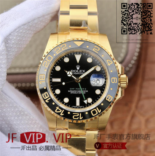 EW劳力士水鬼【GMT-Master II 】是劳力士zui热卖的表款之一 搭配真陶瓷圈口铂金字体 2836机芯质量稳定可靠 直径40mm  原装一比一开发 商品图0