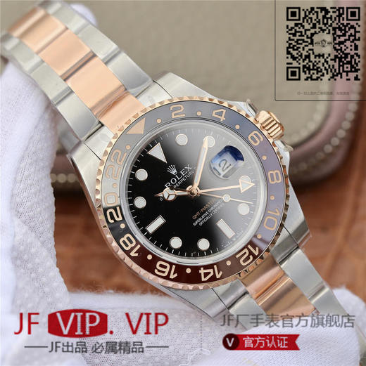 EW劳力士水鬼【GMT-Master II 】是劳力士zui热卖的表款之一 搭配真陶瓷圈口铂金字体 2836机芯质量稳定可靠 直径40mm 原装一比一开发 商品图2