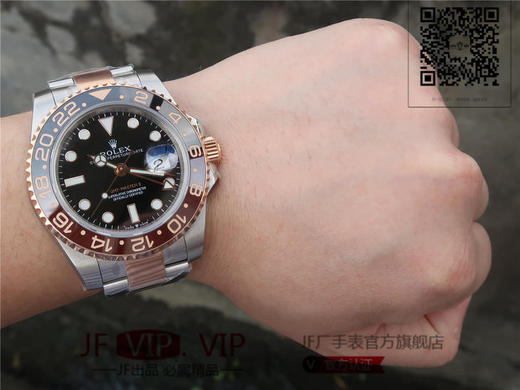 EW劳力士水鬼【GMT-Master II 】是劳力士zui热卖的表款之一 搭配真陶瓷圈口铂金字体 2836机芯质量稳定可靠 直径40mm 原装一比一开发 商品图1