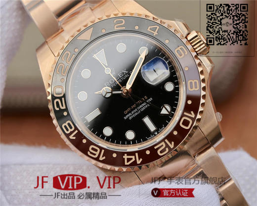 EW劳力士水鬼【GMT-Master II 】是劳力士zui热卖的表款之一 搭配真陶瓷圈口铂金字体 2836机芯质量稳定可靠 直径40mm  原装一比一开发 商品图3