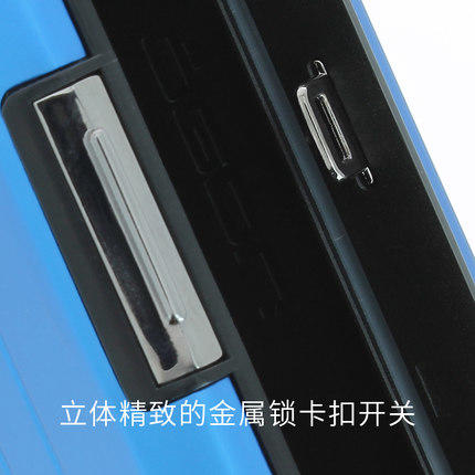 欧洲胡同法国欧夹OGON防水卡盒时尚商务防盗刷铝制金属卡包SV2 商品图2
