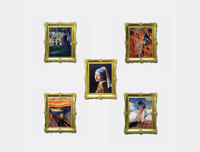 【徽章款】联邦走马文艺徽章【名画系列2】