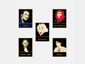 【磁贴款】联邦走马文艺磁贴【著名人物】