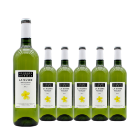 整箱装 法国原瓶进口干白 乔治杜博夫白葡萄酒Georges Duboeuf Cuvee White 750ml*6