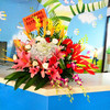 鲜花混搭红掌高档手提花篮送领导老师长辈节日生日开业祝福 商品缩略图6