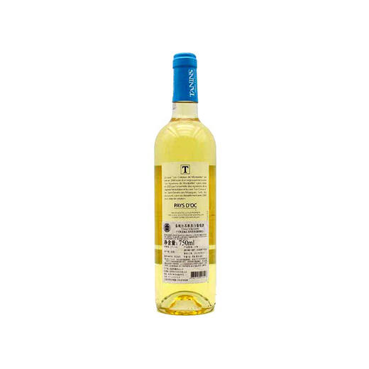 法国原瓶进口白葡萄酒 泰妮丝苏维浓干白葡萄酒 Tanins Sauvignon Blanc 单支装750ml【2012】 商品图2