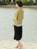 迪葵纳中年妈妈装裤子2019夏装新款两件套中老年女装套装FQ7345莜 商品缩略图1