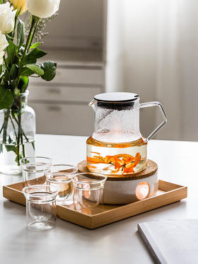 摩登主妇耐高温玻璃茶壶泡红茶带过滤冲茶器家用摩卡咖啡壶咖啡杯
