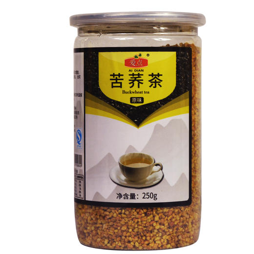 爱点苦荞茶 原味苦荞茶 瓶装 250g 商品图0