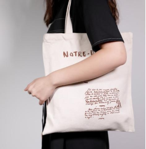 巴黎圣母院手稿帆布包 商品图2
