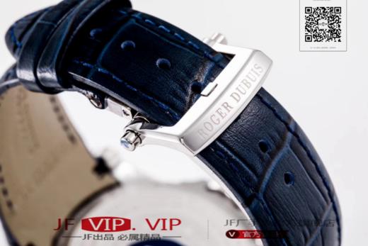 罗杰杜彼圆桌骑士型号:RDDBEX0511 表盘:彩色珐琅工艺表盘  表壳:316l精钢 电镀18k金 尺寸:45*15.7mm 商品图4