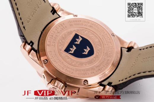 N罗杰杜彼圆桌骑士型号:RDDBEX0398 表盘:彩色珐琅工艺表盘 表壳:316l精钢 电镀18k金 尺寸:45*15.7mm 机芯:miyota自动机械机芯 商品图9