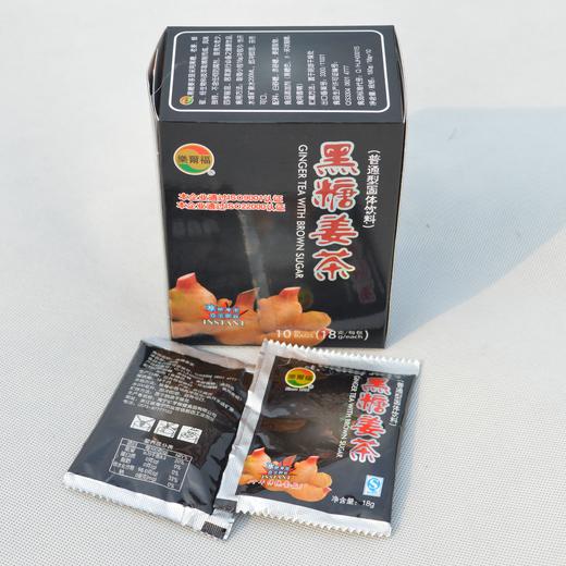乐尔福 黑糖姜茶 速溶姜茶 男女老少 四季皆宜 健康饮品 18g*10袋 商品图2