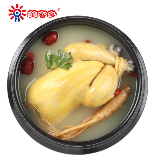 美客多 参鸡汤 2000g 加热即食 韩式人参鸡汤 整鸡滋补品 包邮 商品图4