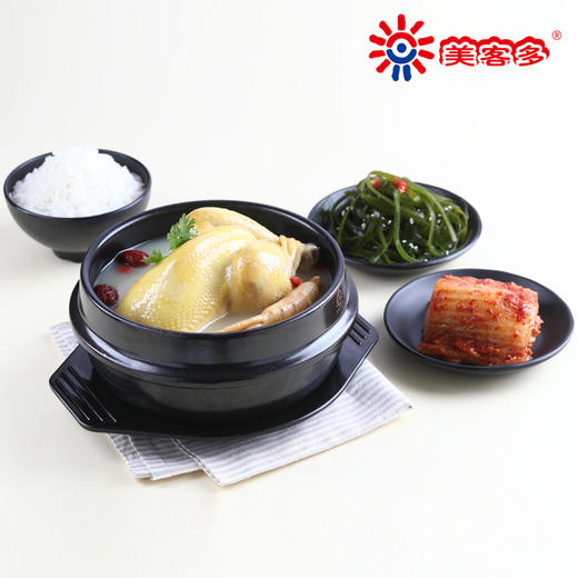 美客多 参鸡汤 2000g 加热即食 韩式人参鸡汤 整鸡滋补品 包邮 商品图2