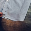 山东鲁泰面料！26支色织棉！及其罕见！淘米男士条纹半袖衬衫MCS61934 商品缩略图6
