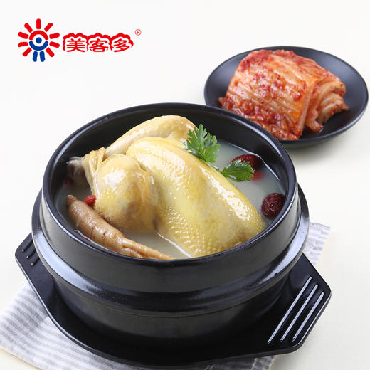 美客多 参鸡汤 2000g 加热即食 韩式人参鸡汤 整鸡滋补品 包邮 商品图1