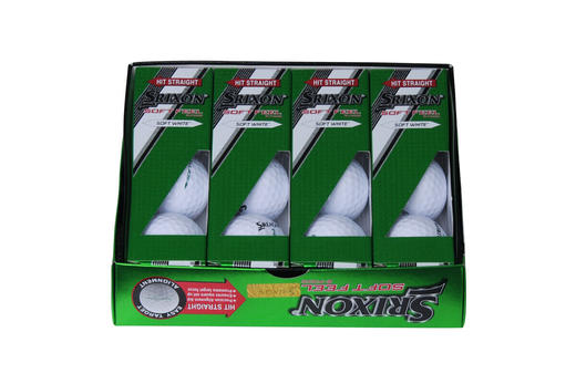 Srixon（史力胜）高尔夫球 远距离二层球练习球 soft feel高性能柔软双层球 商品图1