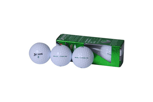 Srixon（史力胜）高尔夫球 远距离二层球练习球 soft feel高性能柔软双层球 商品图2