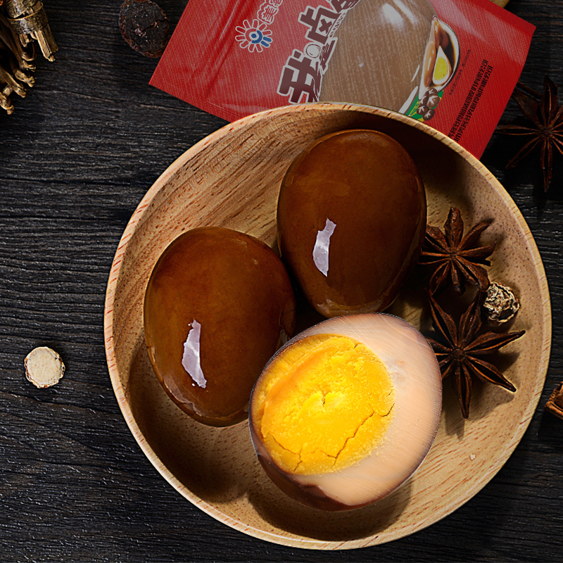 美客多 卤蛋 五香卤蛋 无壳鸡蛋 40g*50颗装 五香卤味鸡蛋 包邮