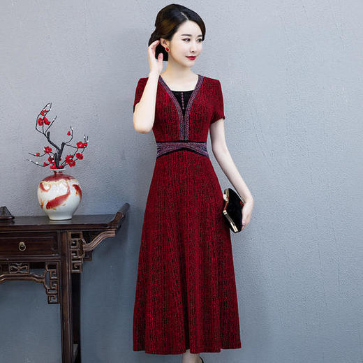 重工绣花，婚宴旗袍礼服WXG-20193 商品图3