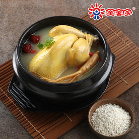 美客多 参鸡汤 2000g 加热即食 韩式人参鸡汤 整鸡滋补品 包邮